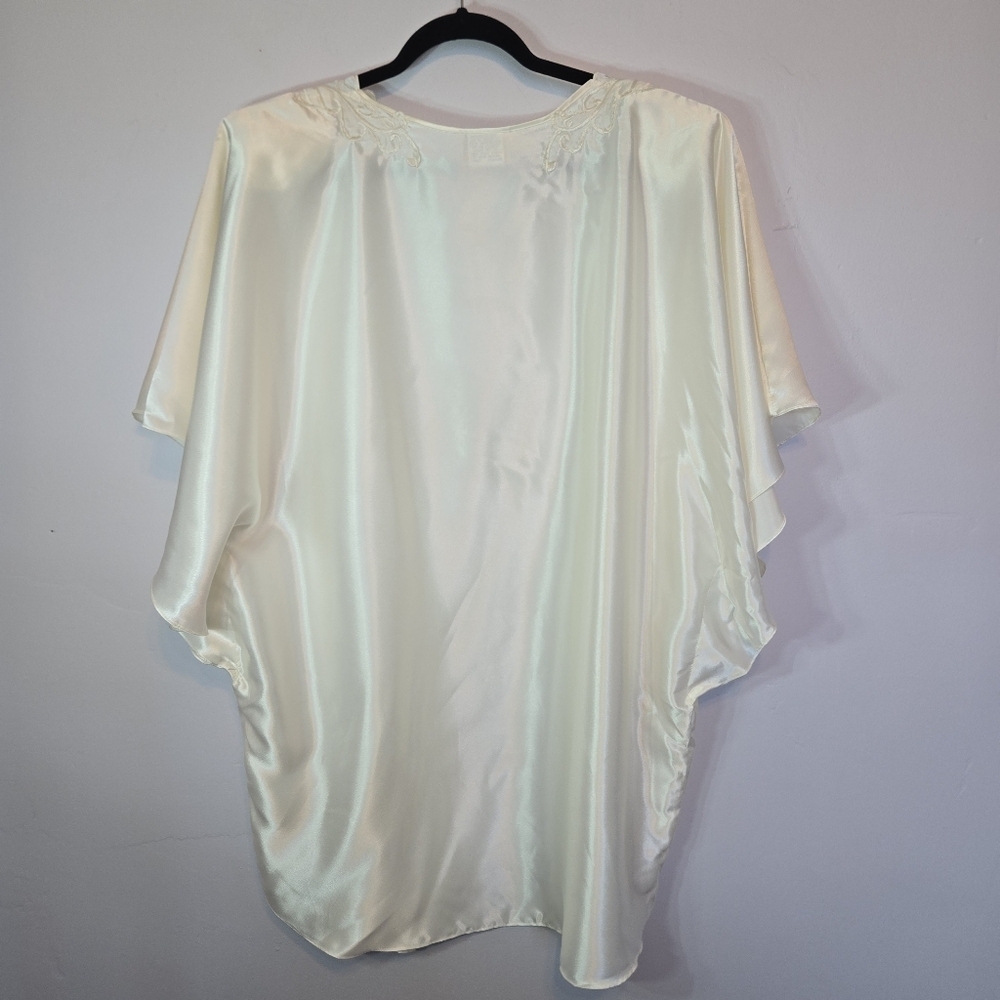 Expressions by California Dynasty beautiful VINTAGE bridal nite gown & robe set - Picture 13 of 16